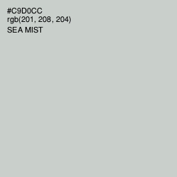 #C9D0CC - Sea Mist Color Image